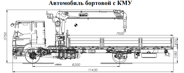 Автомобиль бортовой с КМУ DONGYANG на шасси HОWО